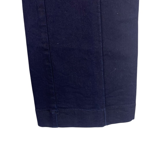 Ann Taylor Y2K Low Rise Pintuck Pleat Boot Cut Flare Jeans 6 Dark Wash Denim - Picture 4 of 11